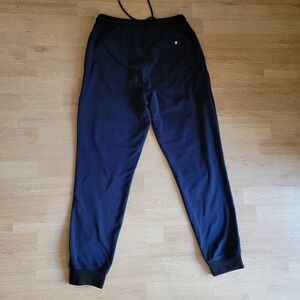 Daniel Buchler Mens Jogger Pants Navy Blue Size Medium